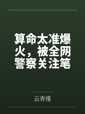 算命太准爆火，被全网警察关注笔趣阁无弹窗